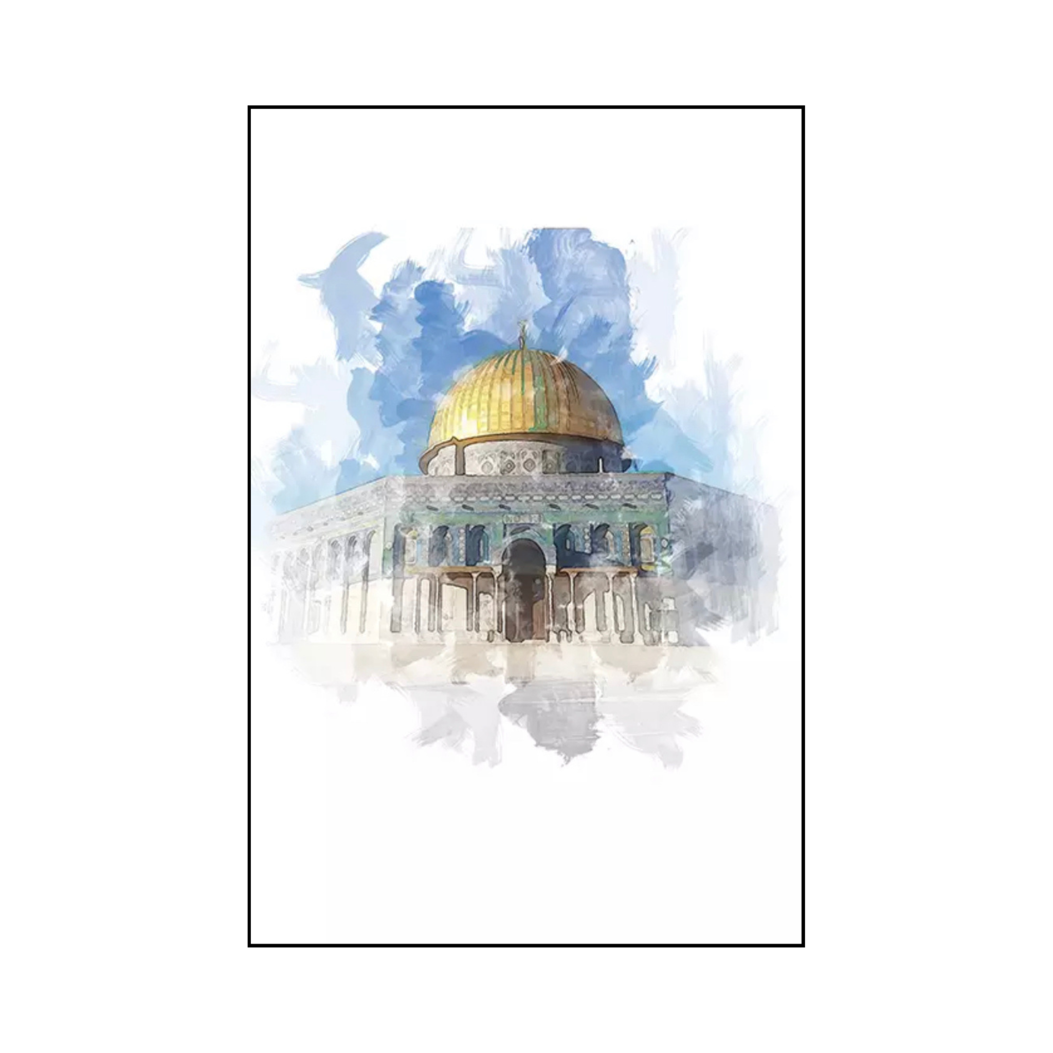 Dome of the rock - Watermark effect