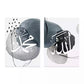 Dripped Paint Effect In Grey And Black Abstract With White Islamic Calligraphy